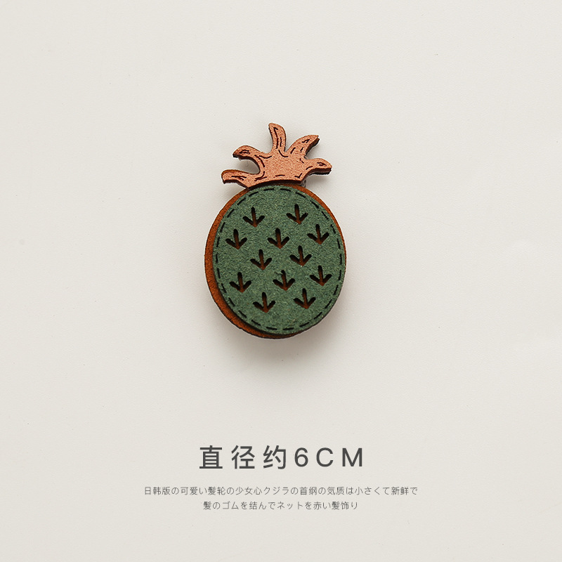 Horquilla peluda de las mujeres sombreros de estilo coreano lindo tejido de horquilla de pato amarillo flequillos clip pequeño lado otoño e invierno accesorios para el cabello mujeres