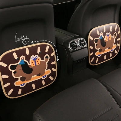 Cartoon cute variety of car: Chair back anti-kick pad