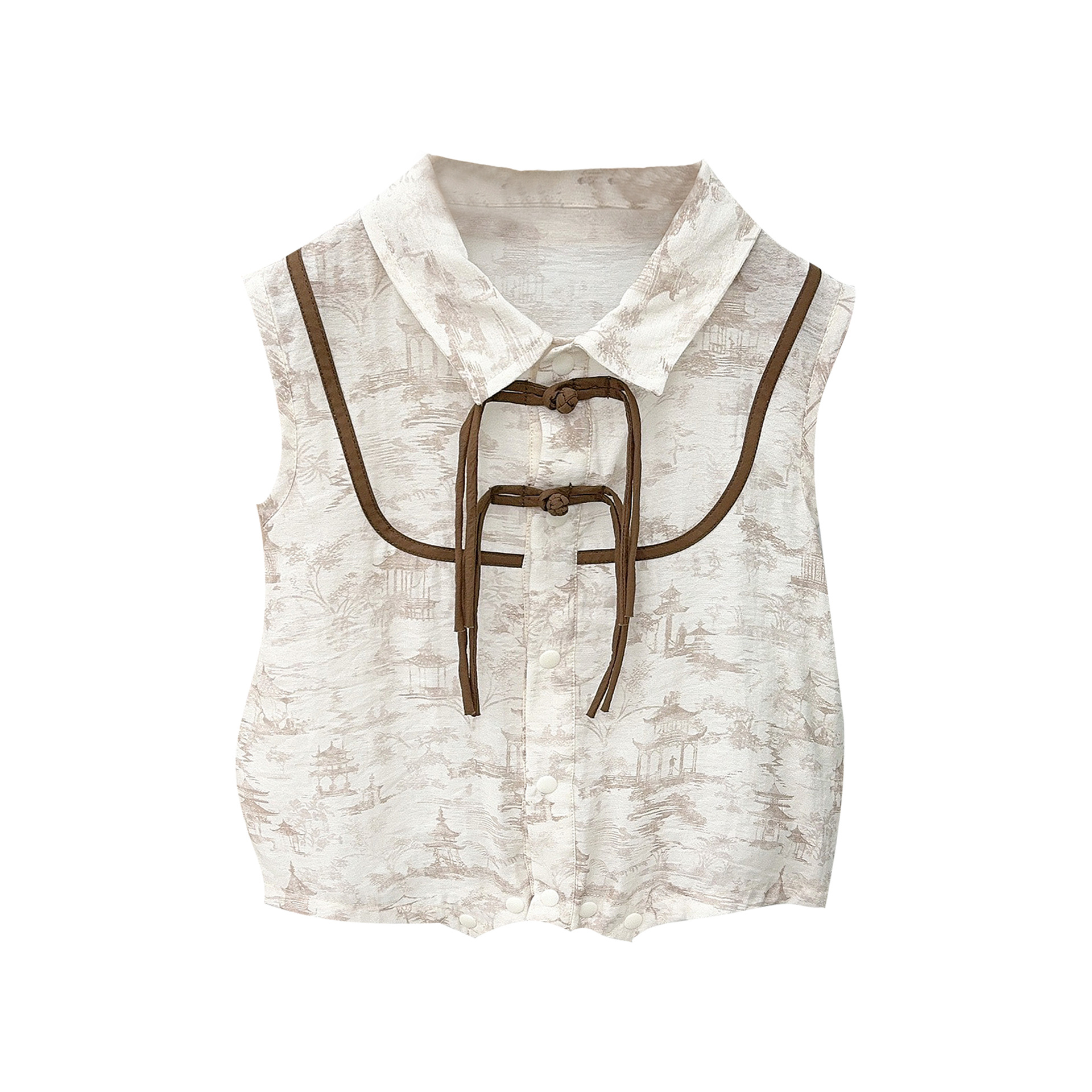 Camisa de bebé, ropa de verano delgada, una nueva hebilla de disco de estilo chino, luna llena, cien días, ropa de año nuevo para hombres y bebés, una pieza