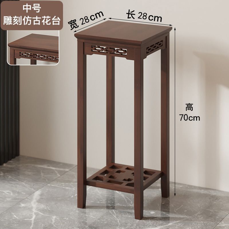 (특유의 냄새가 나지 않음) 75 고등학교 크기 조각 앤티크 꽃 스탠드