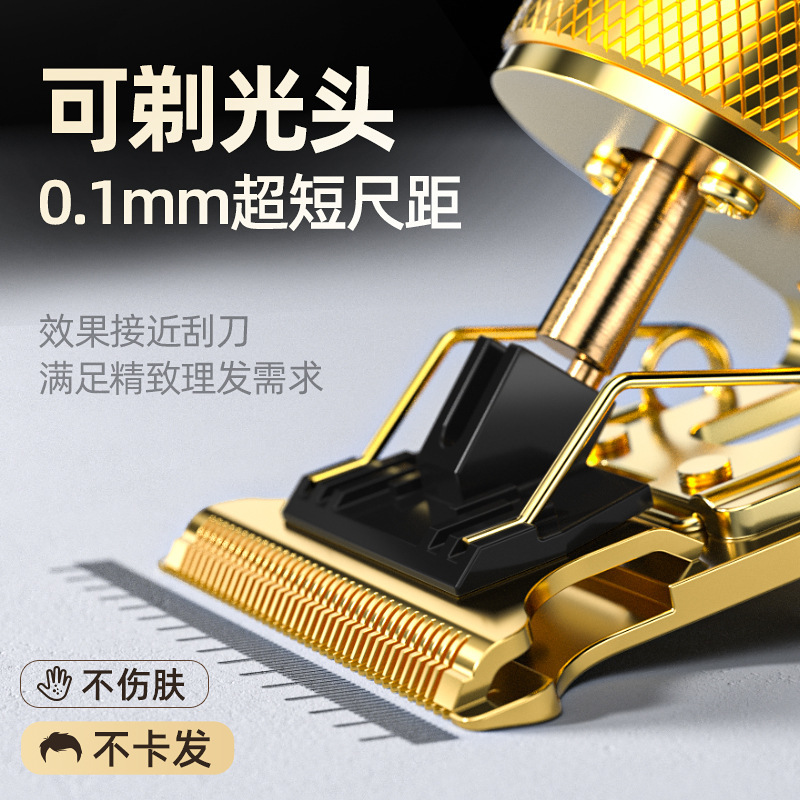 Cross-border new carving electric home-use T9 hair clipper with oil head, electric razor, head-shaving tool, electric hair trimmer wholesale