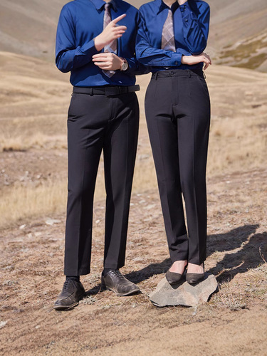 Men's Regular Fit Tailored Suit Pants Spring and Autumn Business Men's Pants Set Professional Suit Style New Straight Leg