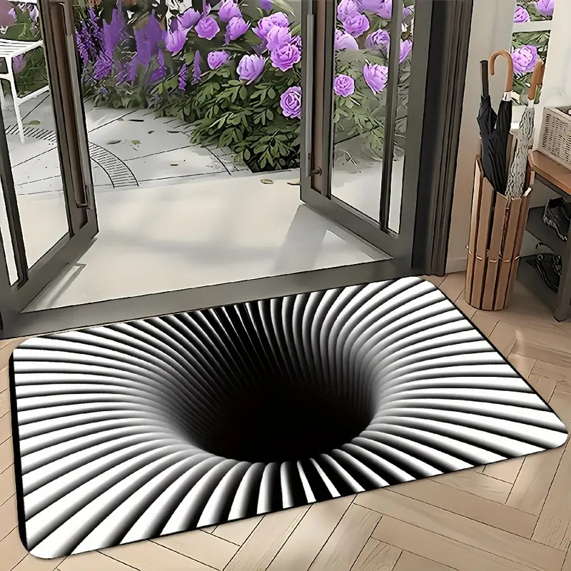 Non-slip Decorative Bathroom Floor Mat Printed American Style_voghion.com