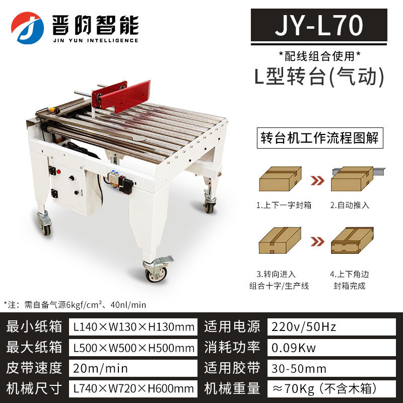 L70 L형 턴테이블 [복합배선에 적합]