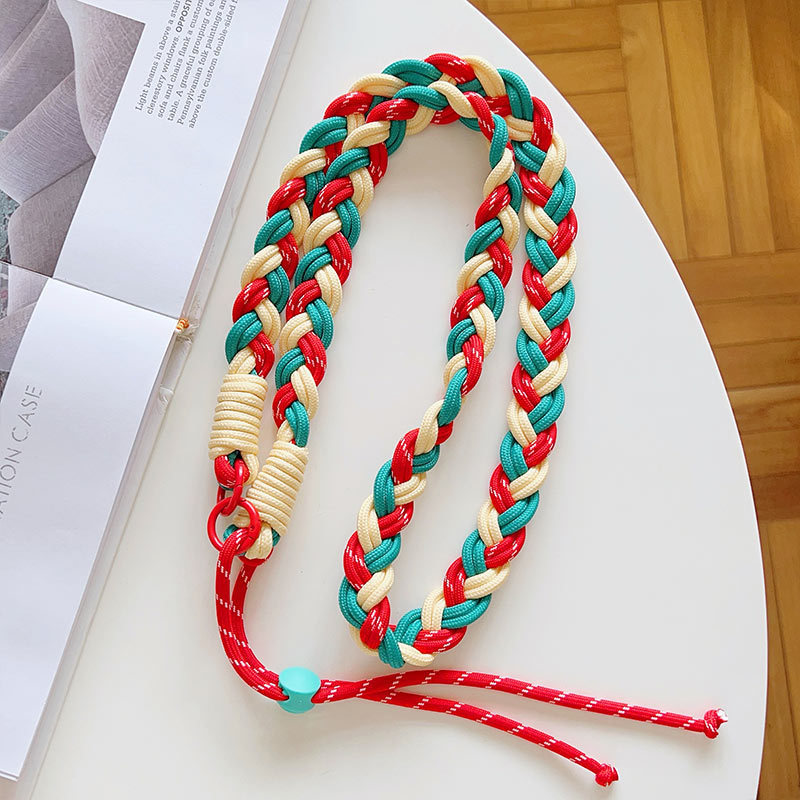 Buntes Gewebtes Handyband Langes Handgemachtes Umhängeband_voghion.com