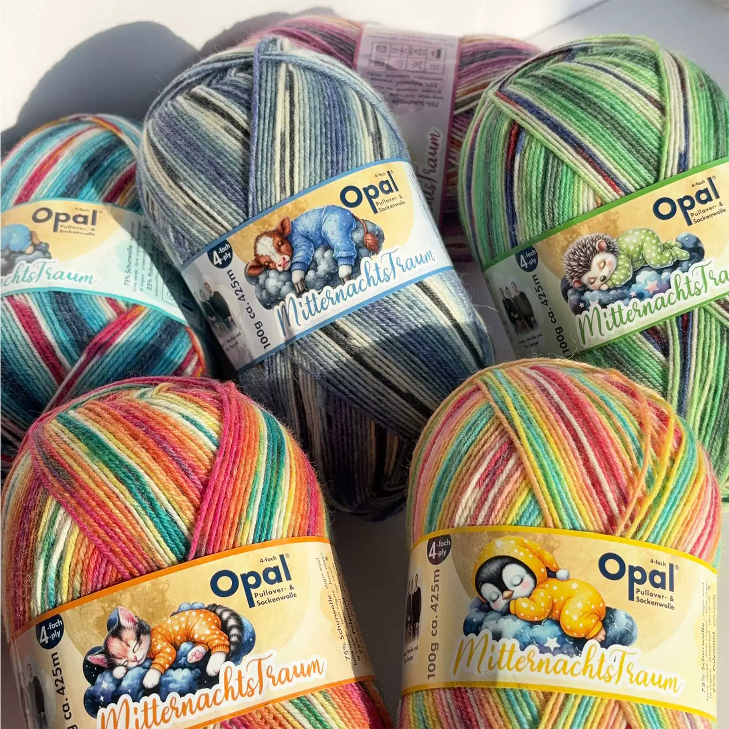 Opal Mitternachtstraum Dreamland Series Wool Sock Thread Hand-knitted DIY Wool Thread