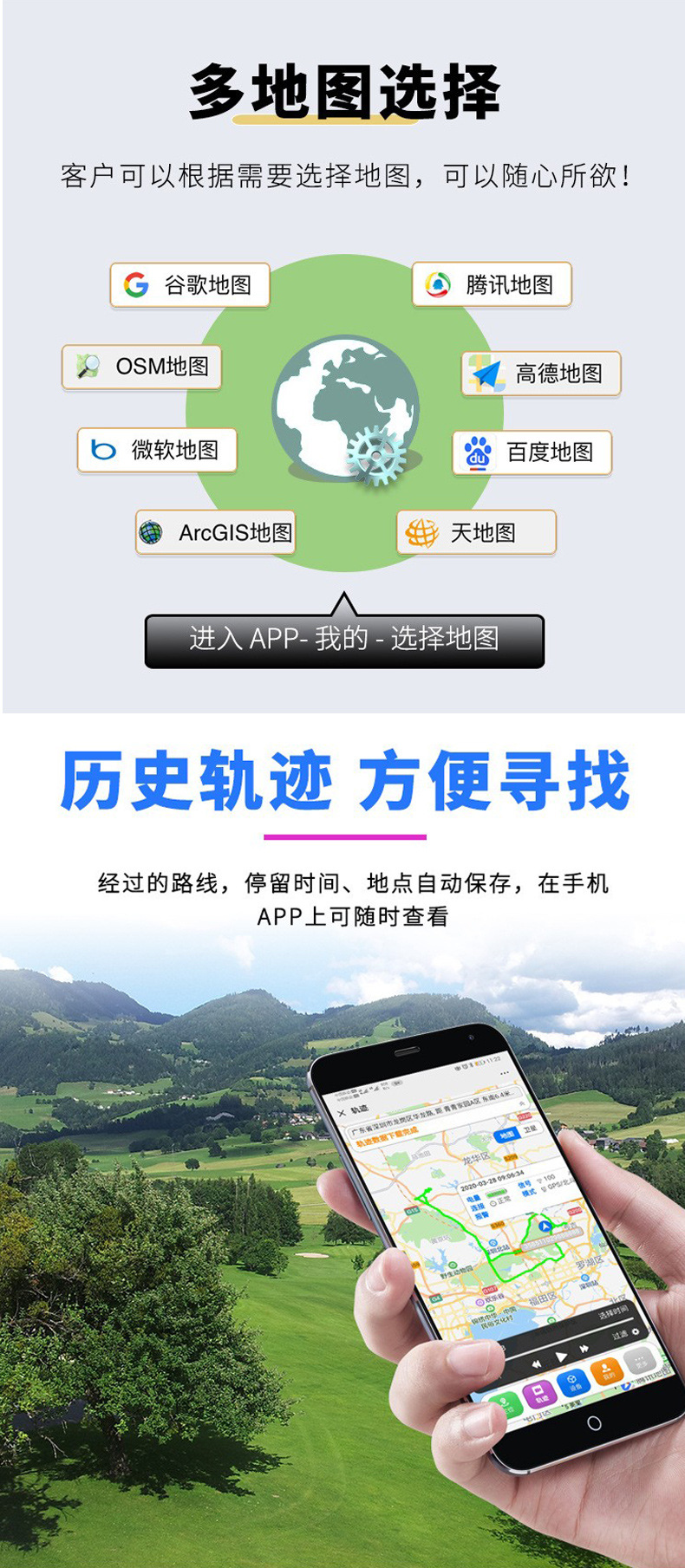Cross-Border Gps Tracker for Cattle, Horses, and Sheep Wholesale, Baokangyuan Large-Capacity Gps Anti-Loss Tracking Collar for Grazing Use