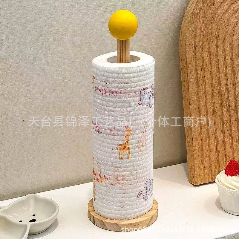 Venta directa de fábrica, anillo para el cabello del intestino grueso, cuerda de la cabeza de almacenamiento, banda de goma, clip de tiburón, estante de accesorios para el cabello de flores, estante de exhibición de madera maciza