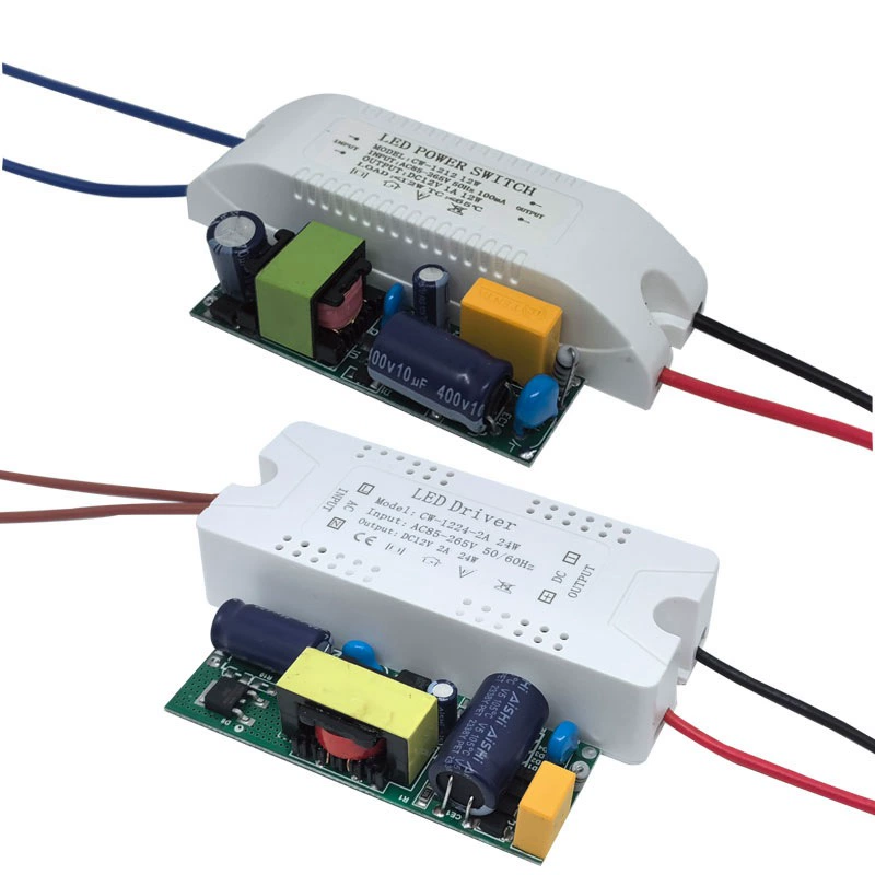 6w-60w постоянного напряжения DC12V DC24V с лампой постоянного тока трансформатор постоянного тока светодиодный внешний импульсный источник питания