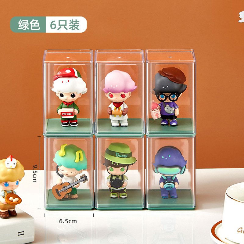 ブラインドボックス収纳展示棚バブルマットシングルフィギュアクリアキャビネットpopマートフィギュア収纳PSディスプレイボックス|undefined
