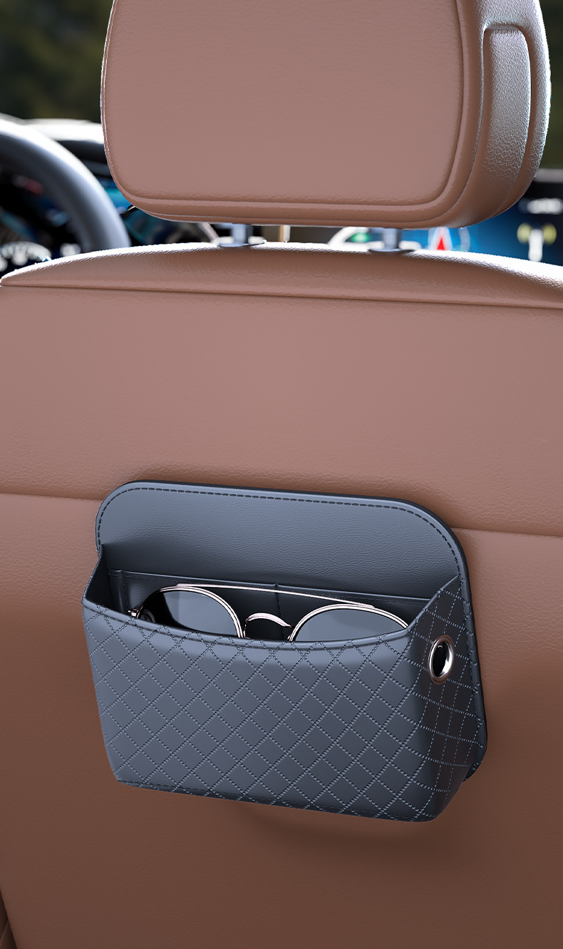 Car-Mounted Multifunctional Storage Box, Adhesive-Type Door Armrest Storage Bag, Mobile Phone and Miscellaneous Items Box, Car Interior Accessories