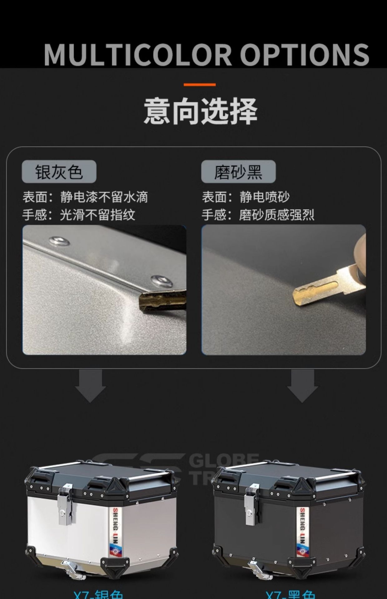 Special Motorcycle Aluminum Alloy Tail Box Scooter UY Mavericks NS Trunk GW General Split Line Django Rear Tail Box