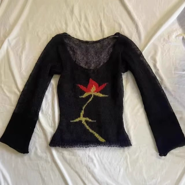 Европейские и американские свитера ветра тонкие вязаные свитера с длинным рукавом