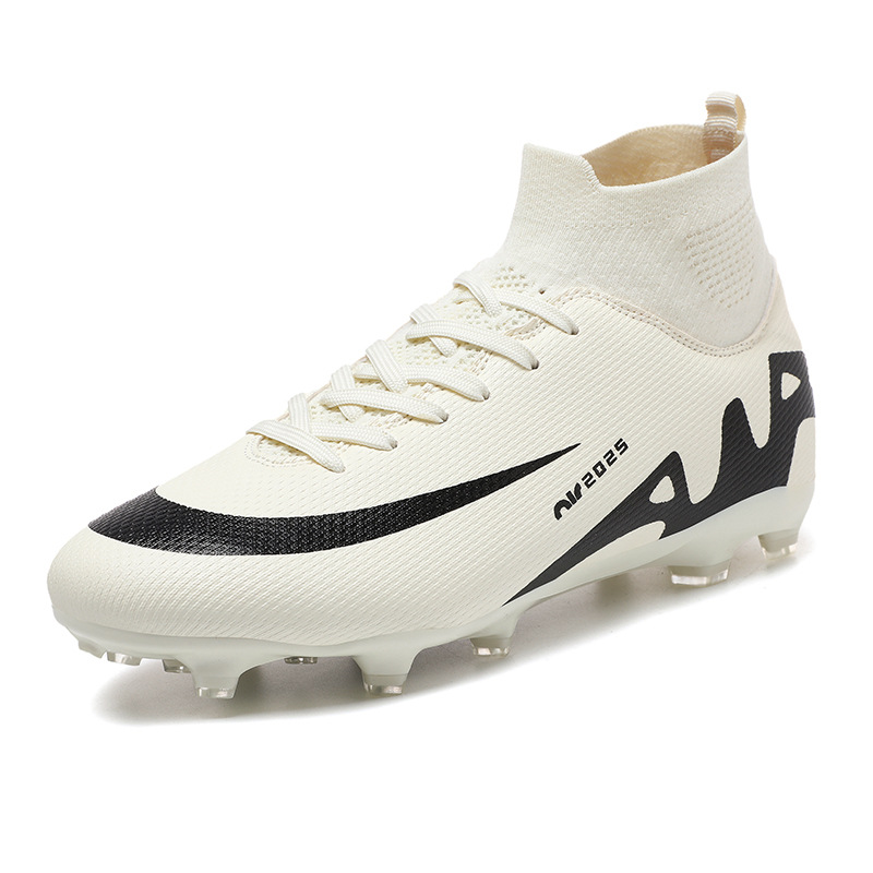 2025 nuevos zapatos de fútbol FGTF hombres y mujeres zapatos transpirables de alto perfil de zapatos de fútbol de clavos cortos fabricantes de venta directa de un cabello