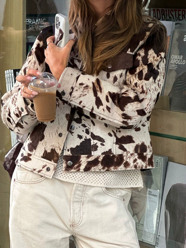 (Cross-border trading), retro short autumn jacket, oversize