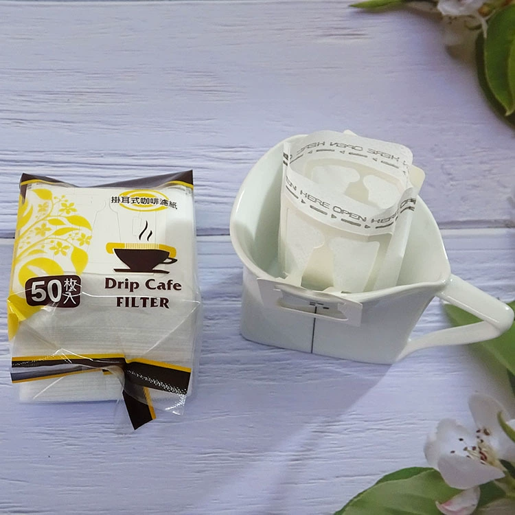 Висит Бумажный Фильтр Для Ушей Пробивая Ручной Экран Фильтра Висит Мешок Уха Кофе Фильтр-Мешок Капельный Фильтр Американский Крафт-Бумажная Коробка Наружный Упаковывая Мешок