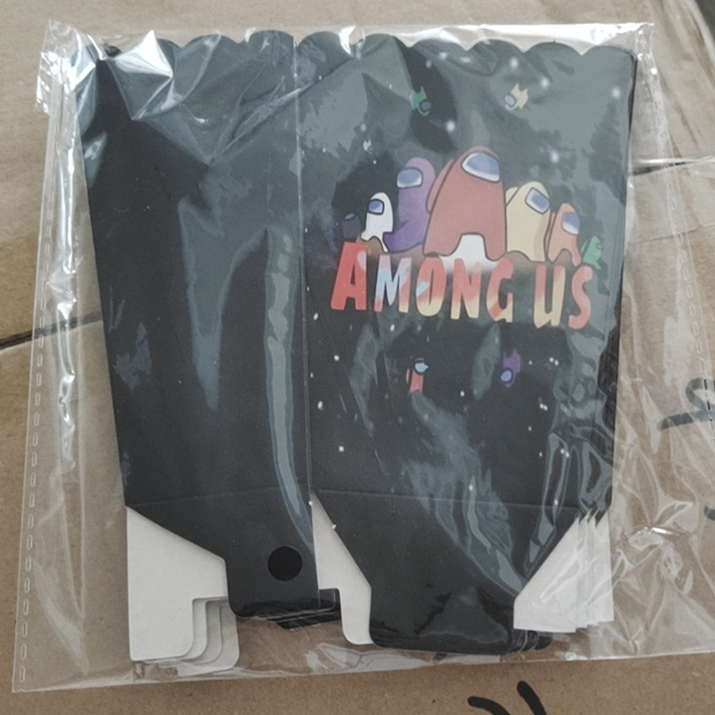 Espacio Hombre Lobo matar ammongus partido decoración suministros juego fiesta de cumpleaños de los niños vajilla traje Placa de papel de fábrica