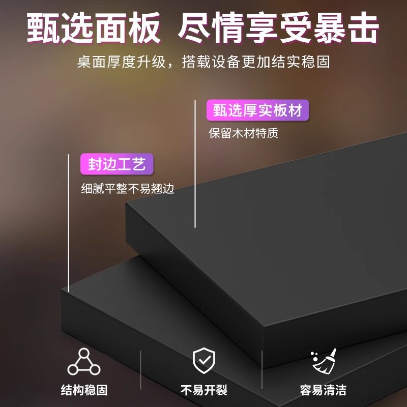 Escritorio de computadora blanco Escritorio de escritorio para juegos domésticos Escritorio de dormitorio Escritorio de escritorio Escritorio simple Escritorio de oficina para adultos