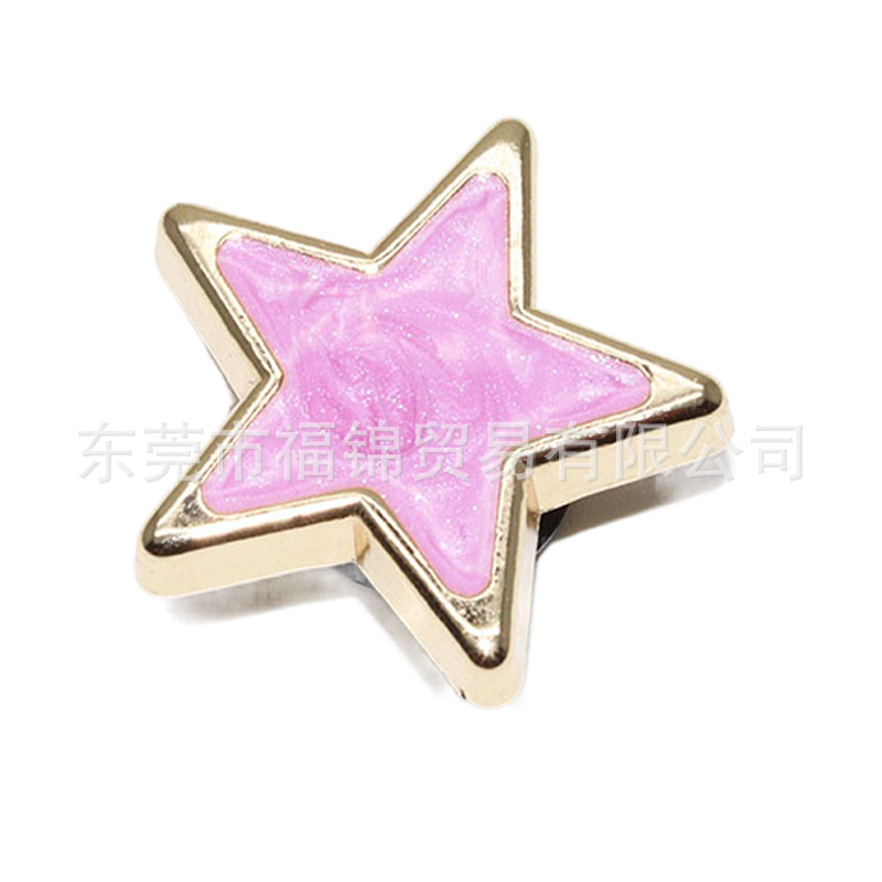 Nuevos accesorios de zapatos de hormigón, botones de zapatos de fruta metálica, accesorios de zapatos de flores del centro comercial