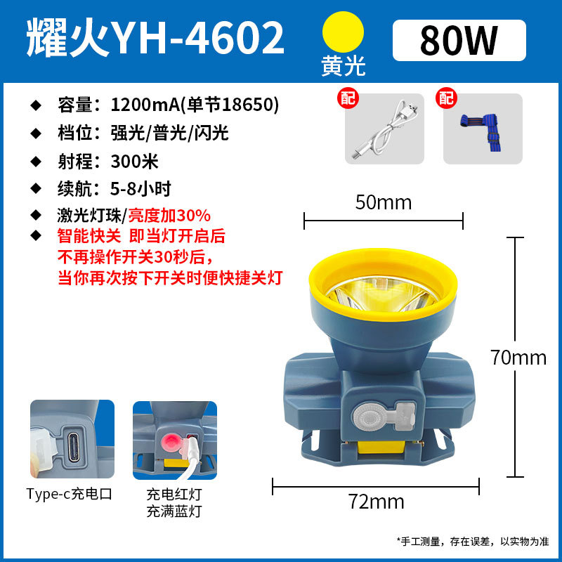 Yellow light 4602/80w/laser cannon
