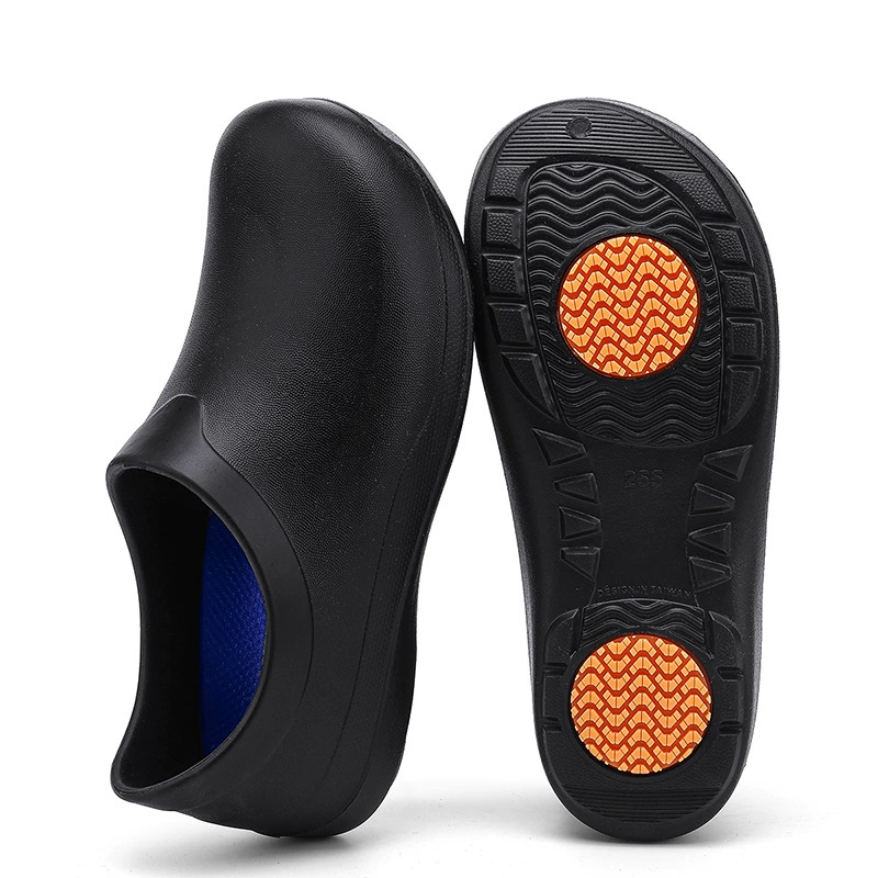 Кухонная обувь для шеф-повара, нескользящая водонепроницаемая и маслостойкая мужская кухонная обувь для столовой, нескользящая обувь, обувь для охраны труда, черная рабочая обувь 172