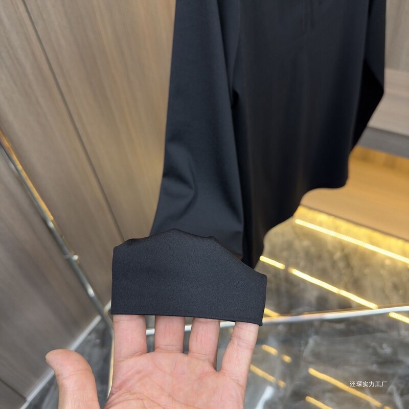 同款欧货拉链卫衣男士潮流运动户外立领休闲长袖T恤速干防风外套|undefined