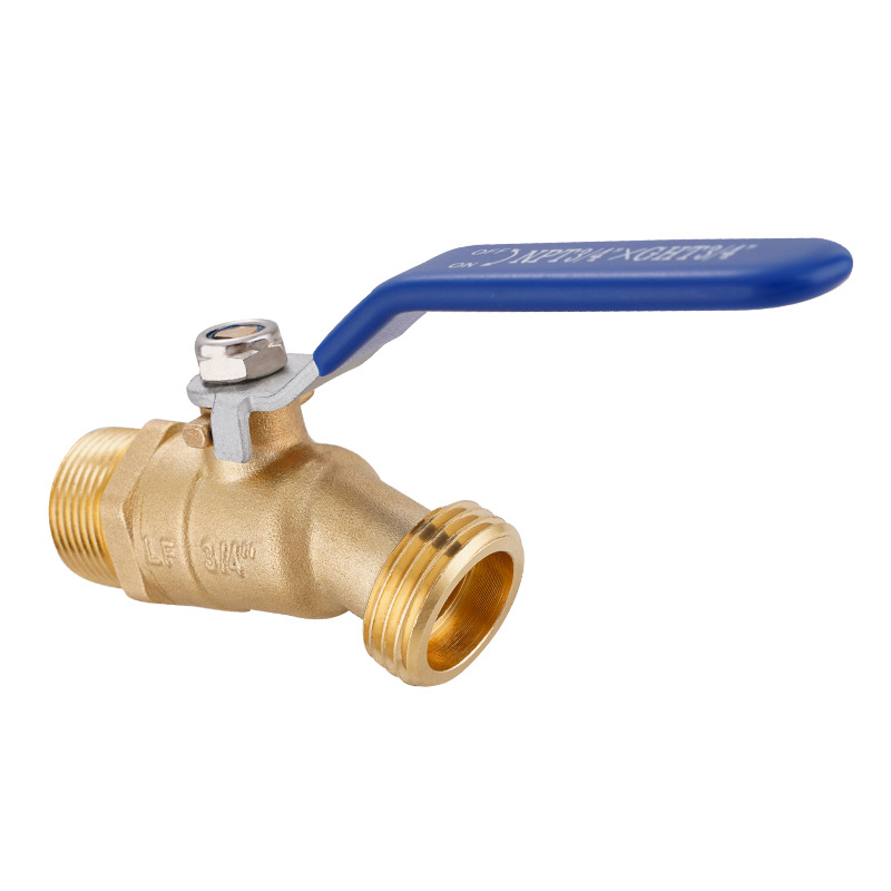 Cross-border brass ball valve 3/4 GHT X 3/4 NPT garden hose threaded faucet switch undefined