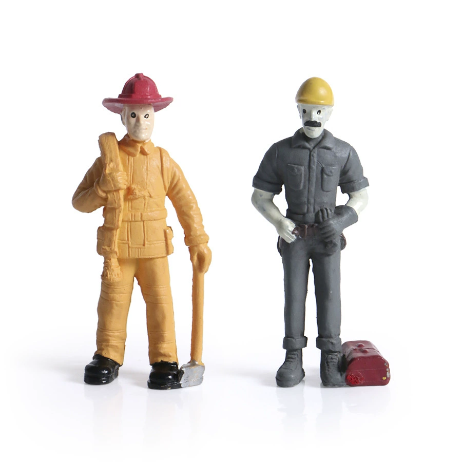 Realistic set, doll, minifigure, police