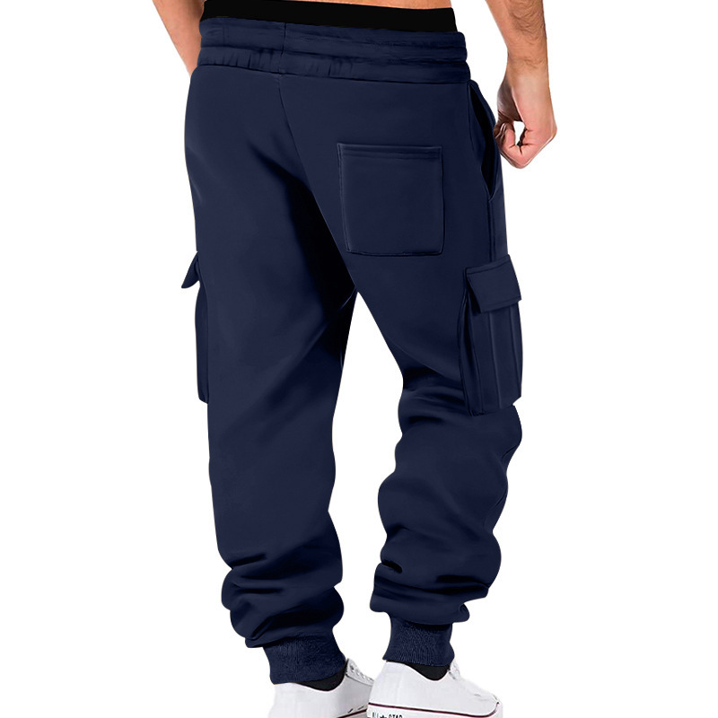 Cargo-Jogginghose für Herren – Trainingshose mit mehreren Taschen und Kordelzug in der Taille (S-3XL, 10 Farben, knitterfreier, schnelltrocknender Stoff)​_voghion.com