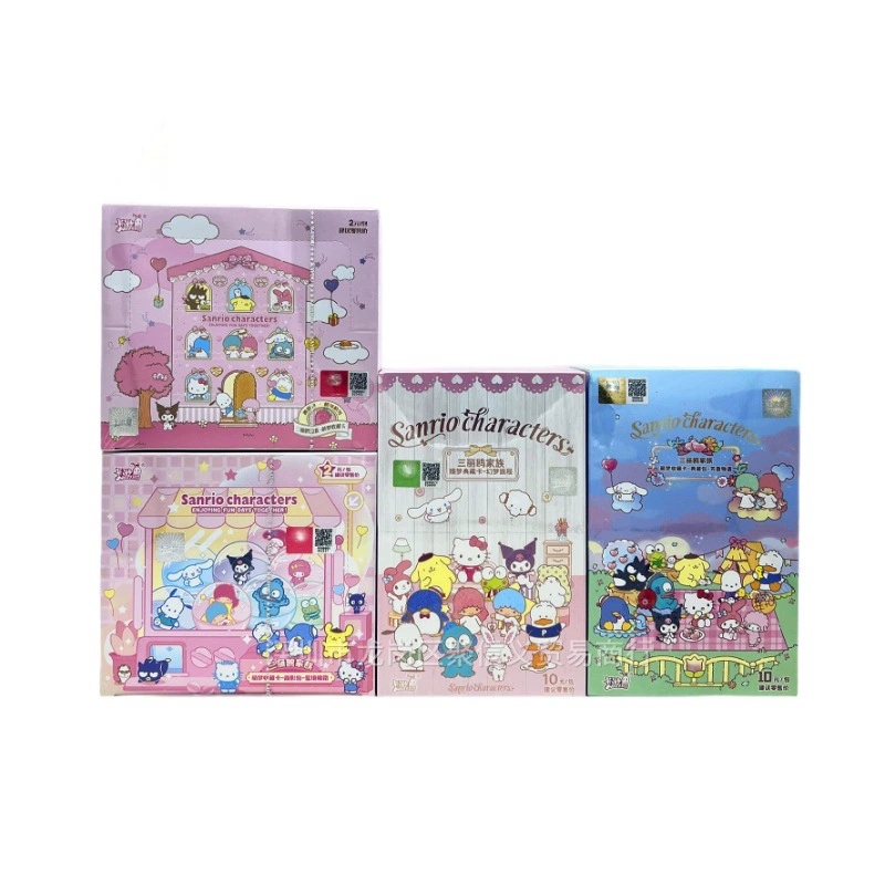 Карточка семьи Genuine Sanrio из коллекции Zhenmeng Mengmeng, набор карт 1-й и 2-й Медовый Мир Сахарная Морозная Забавная Тень