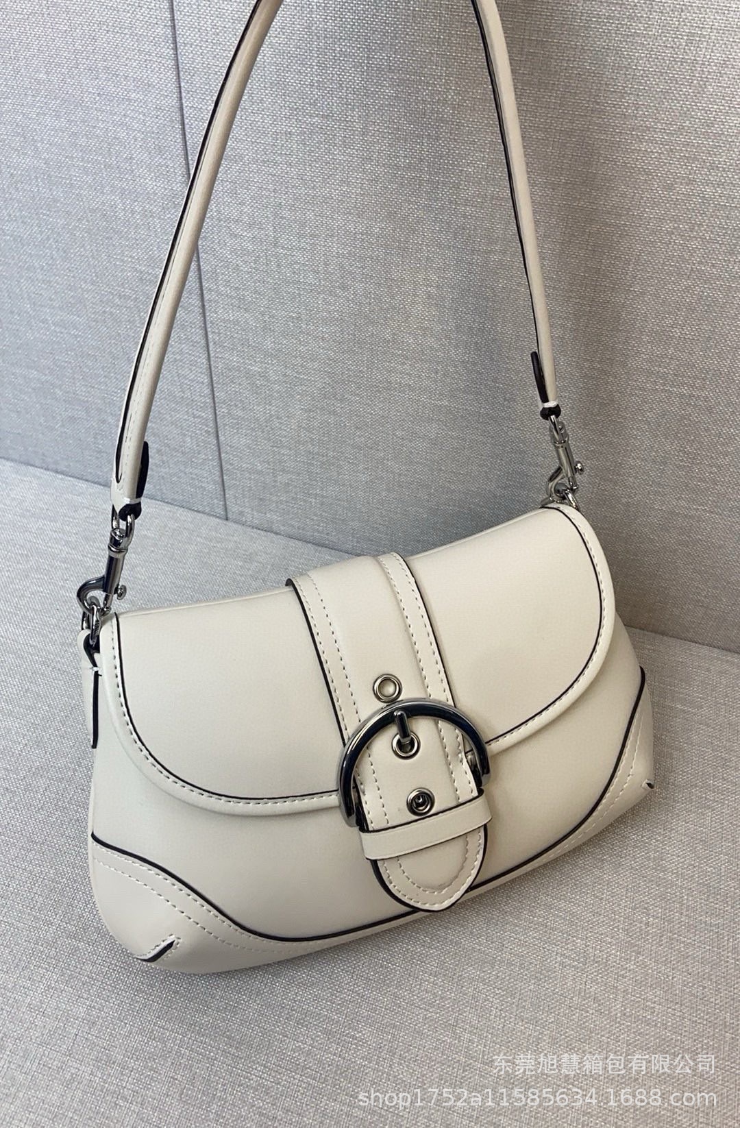 C-Style New Soho Underarm Saddle Bag Handheld Shoulder Pea Bag Genuine Leather Crossbody Vintage Bag For Women - Thumbnail 6