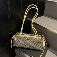 休闲百搭手拎波士顿包包女2026春季新款高级感洋气精致单肩腋下包