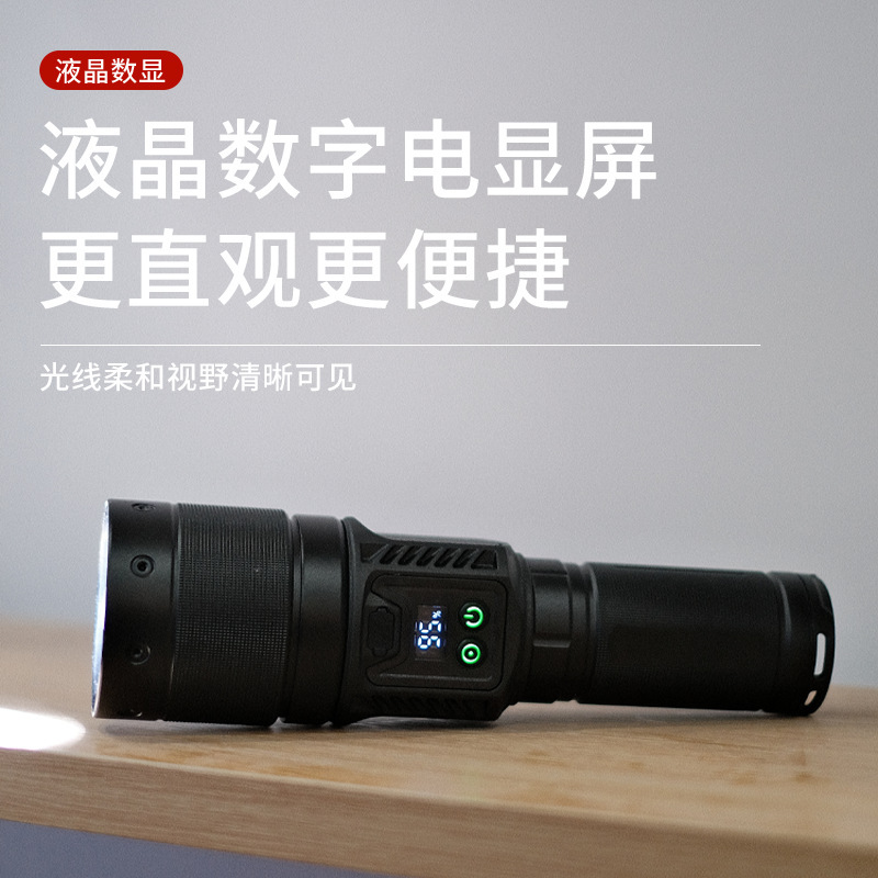 手电筒大功率强光充电长续航手电跨境新款伸缩变焦高流明蓝牙音箱|undefined