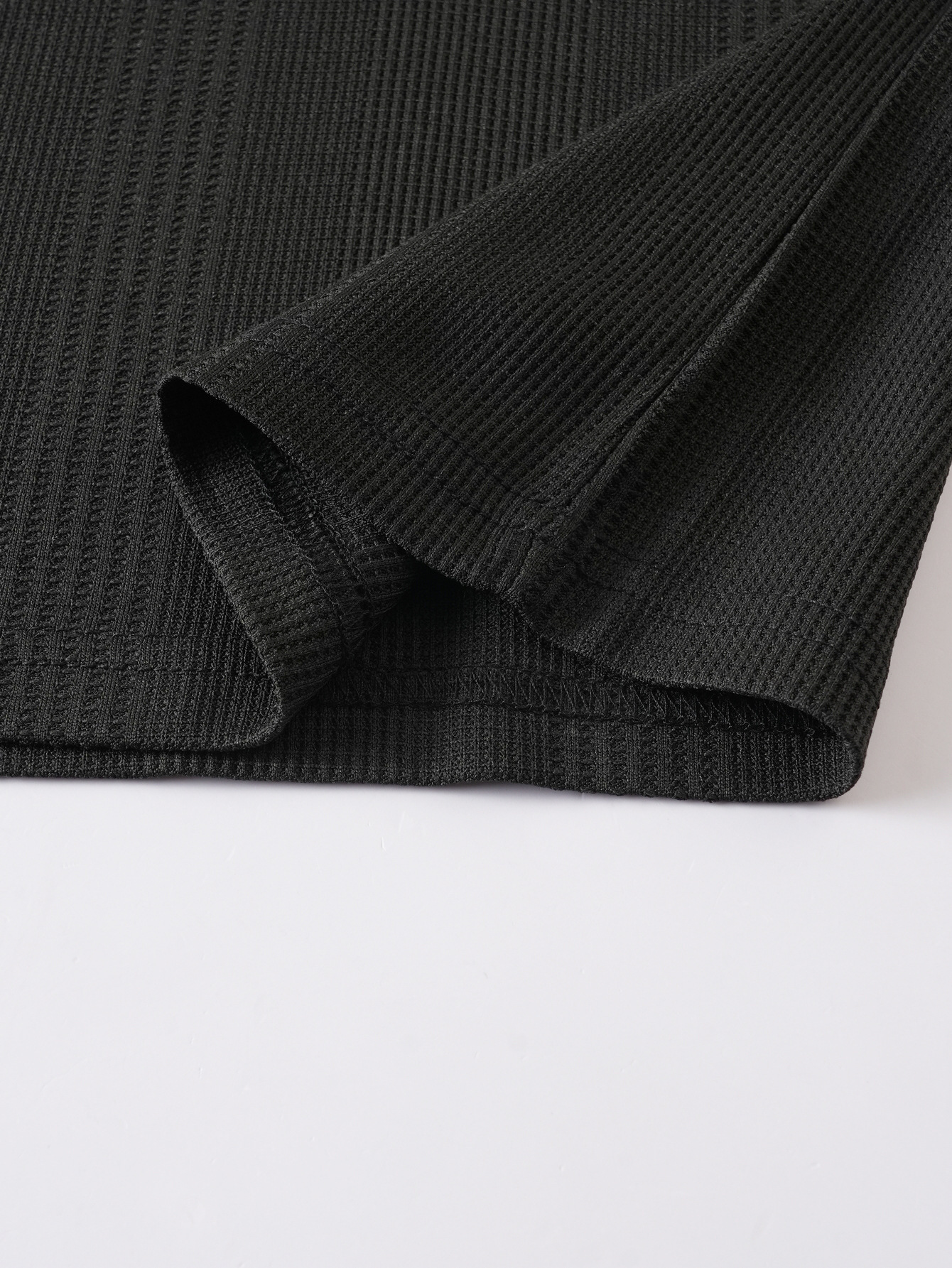 Men's Clothing Men's Summer Shirt Long Sleeve Round Neck Vertical Stripe Style Henry Base T-Shirt For Formal & Casual_viptrois.com