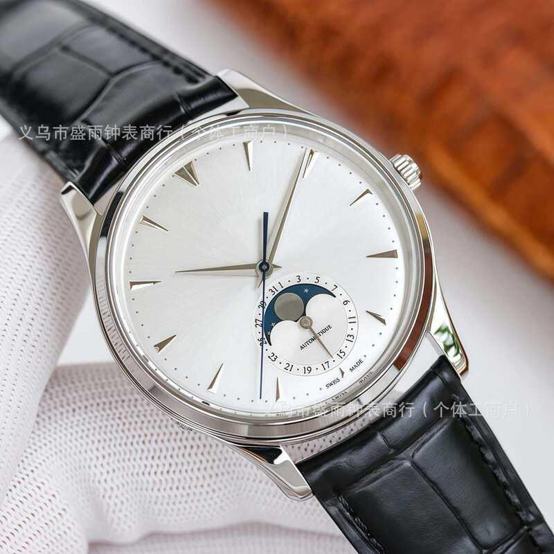 Zf Moon Phase Master Men's Watch Men's Fully Automatic Mechanical Watch Portuguese Ultra-Thin Mechanical Belt Watch Manufacturer Supply