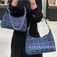 蔻家新款高版本Juliet朱丽叶复古半月油蜡真皮腋下包手提包斜挎包