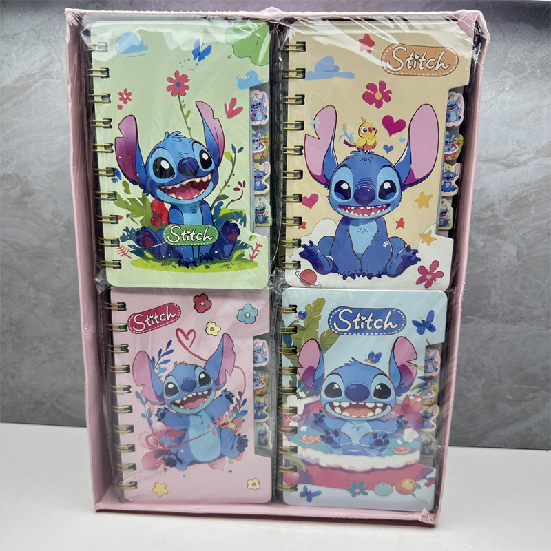 Cuaderno Espiral con Estampado Dorado con Separadores Coloridos
