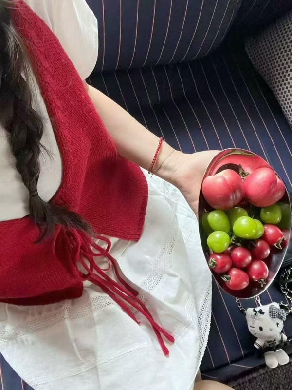 正反两穿韩系双V领绑带针织开衫马甲女2025秋季休闲吊带背心外搭|undefined