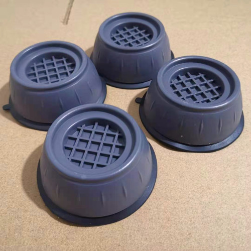 Anti-vibration and anti-slip feet mat for washing machine base, refrigerator and washing machine feet mat height increase shock absorption rubber feet mat, factory direct supply