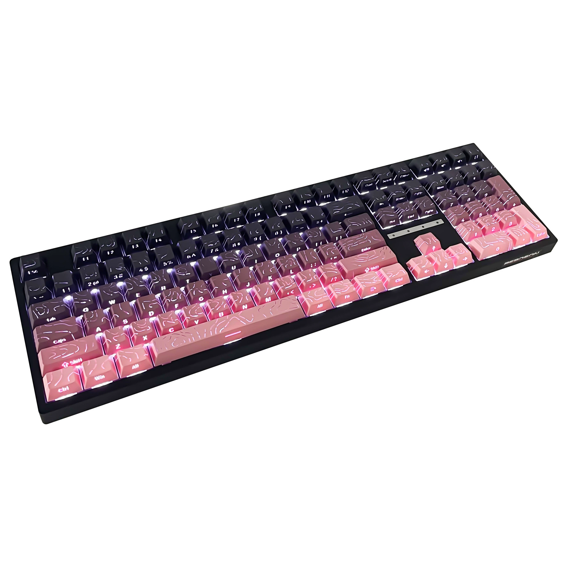 【Contour Line】Original height side engraving character small set of key caps suitable for mechanical keyboard