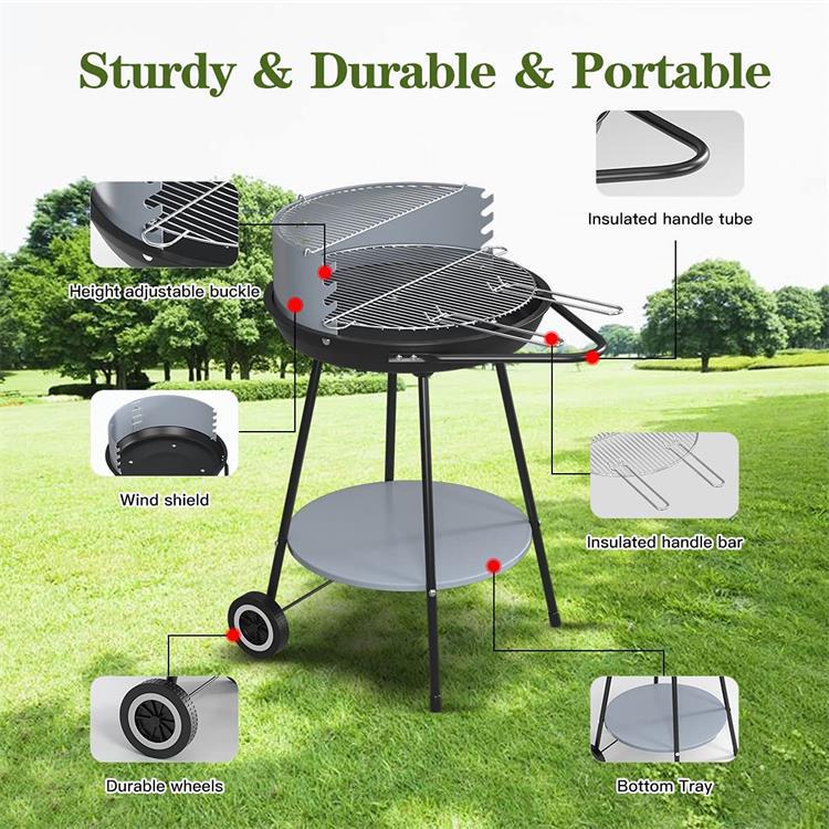 Horno de barbacoa americano Parrilla de barbacoa al aire libre europeo y americano montado horno extraíble Foshan barbacoa parrilla estufa de té estufa