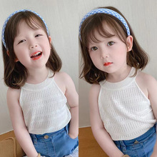 女童背心夏季2024韩版外穿吊带衫白色宝宝2岁3洋气4儿童5薄款直销