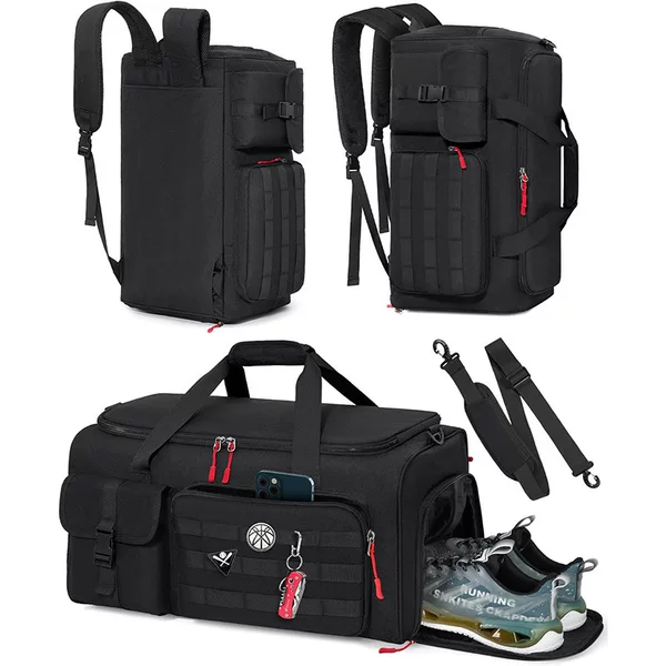 Cross-Border Yoga Storage Sports Bag, Organizer Storage Bag, Outdoor Portable Travel Storage Bag, Oxford Cloth Backpack