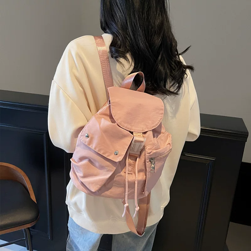 Universal capacious travel bag, shoulder bag, summer backpack for leisure