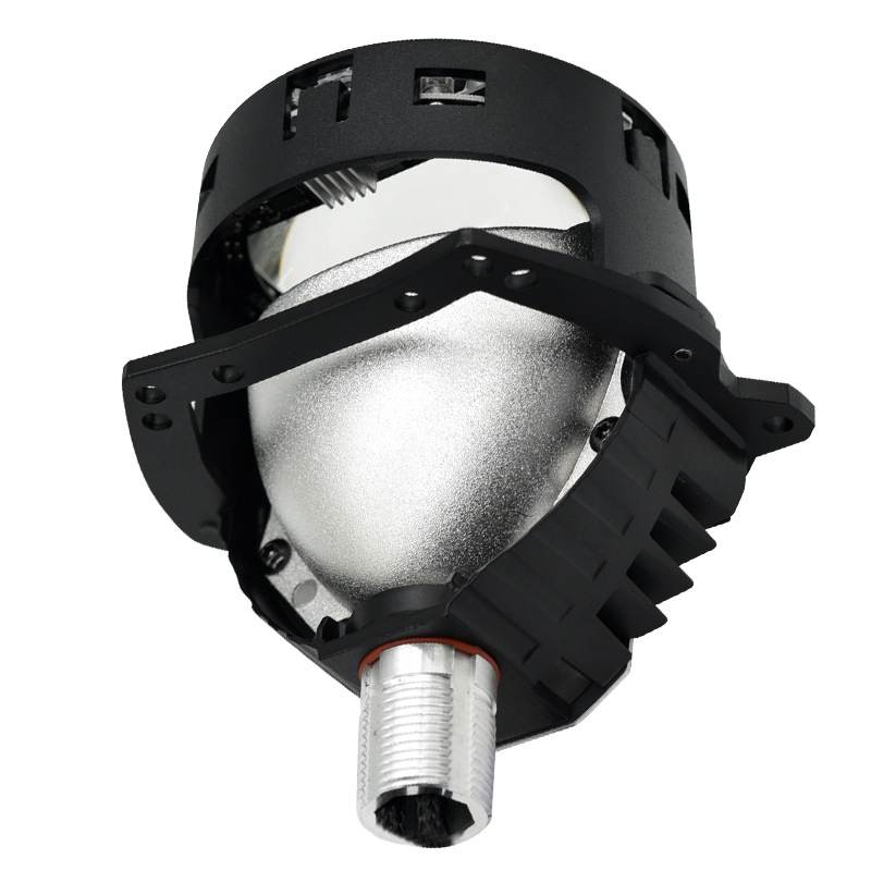 FANKAI Mini W5LED Lente bifocal no destructiva Luz de conducción diurna Luz de giro Faros de coche modificados H4h7