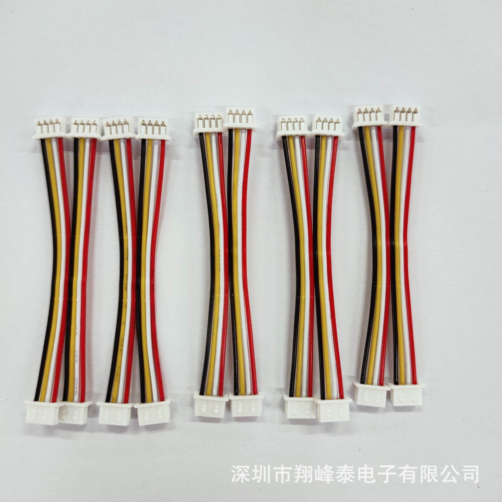 厂家直供 1571 28#-4P*60MM双头1.25端子线 ZH1.5连接线材 线束