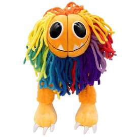 跨境新品yarnaby plush 波比彩色狮子毛绒玩具玩偶毛绒公仔