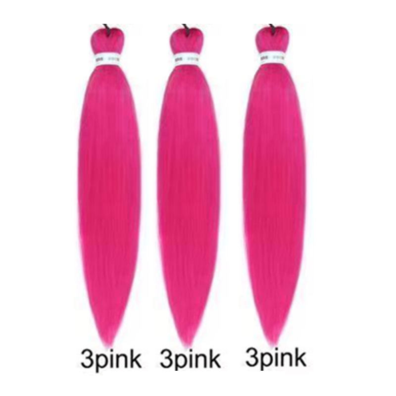 Pink (trenza grande de tres piezas)