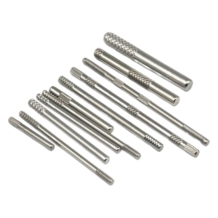 Цилиндрический штифт с накаткой из нержавеющей стали 304, бесплатный образец, прямая сетчатая игрушка, натирающий цветок, тисненый штифт вала с накаткой