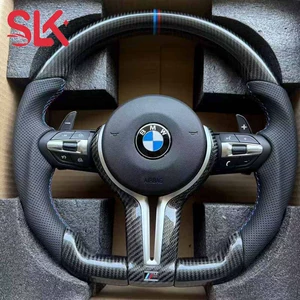 BMW F şassi modelləri üçün M stil karbon lifli sükan quraşdırılması